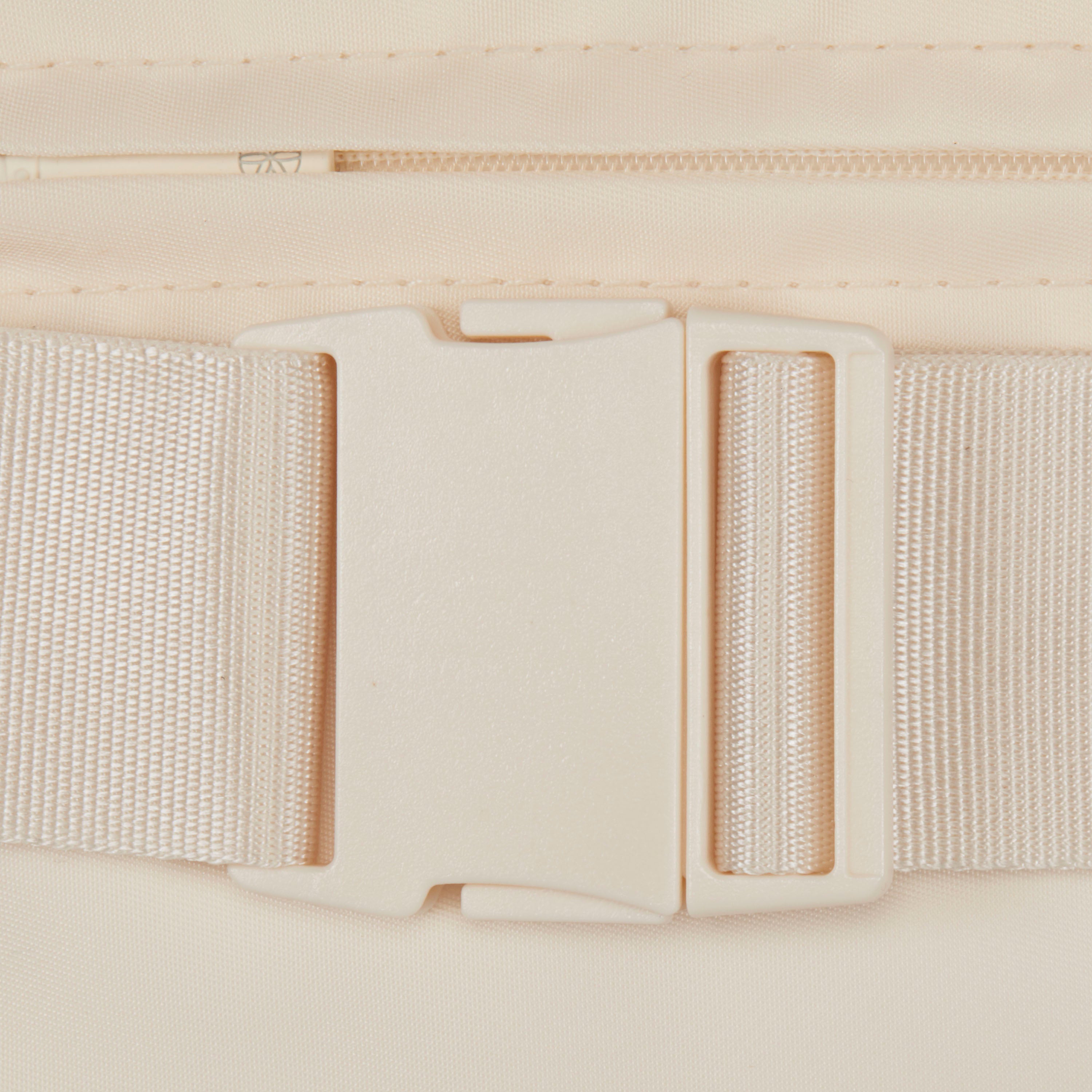 Gaiam Sidekick Waist Pack Khaki buckle closeup